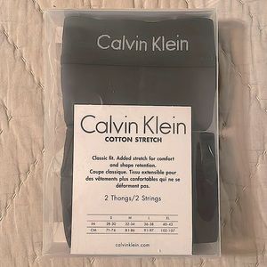 Calvin Klein Mens Thong Underwear - Cotton Stretch material.